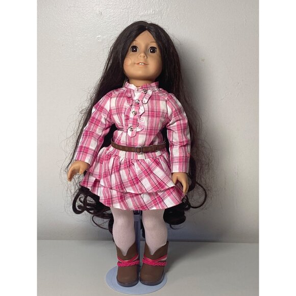 Pleasant Company American Girl Other - 2008 Pleasant Company American Girl 18in Doll PA11392 Brown Long Curly Hair Brow
